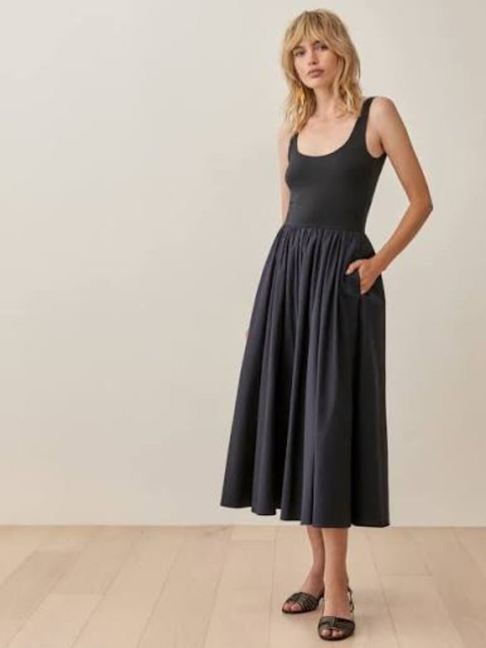 Reformation Bond Dress - Black